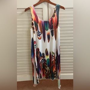 Boho/Western feathered summer dress.